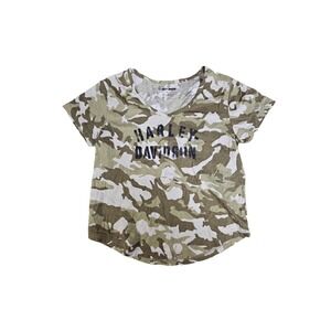 Women’s Harley Davidson xs camo vneck tshirt